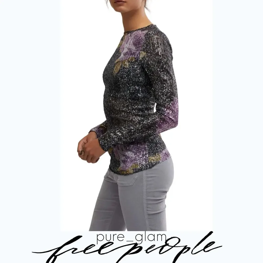 Free People sequin top